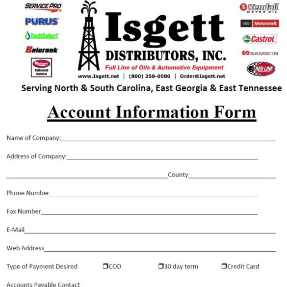 Customer Support Isgett Distributors